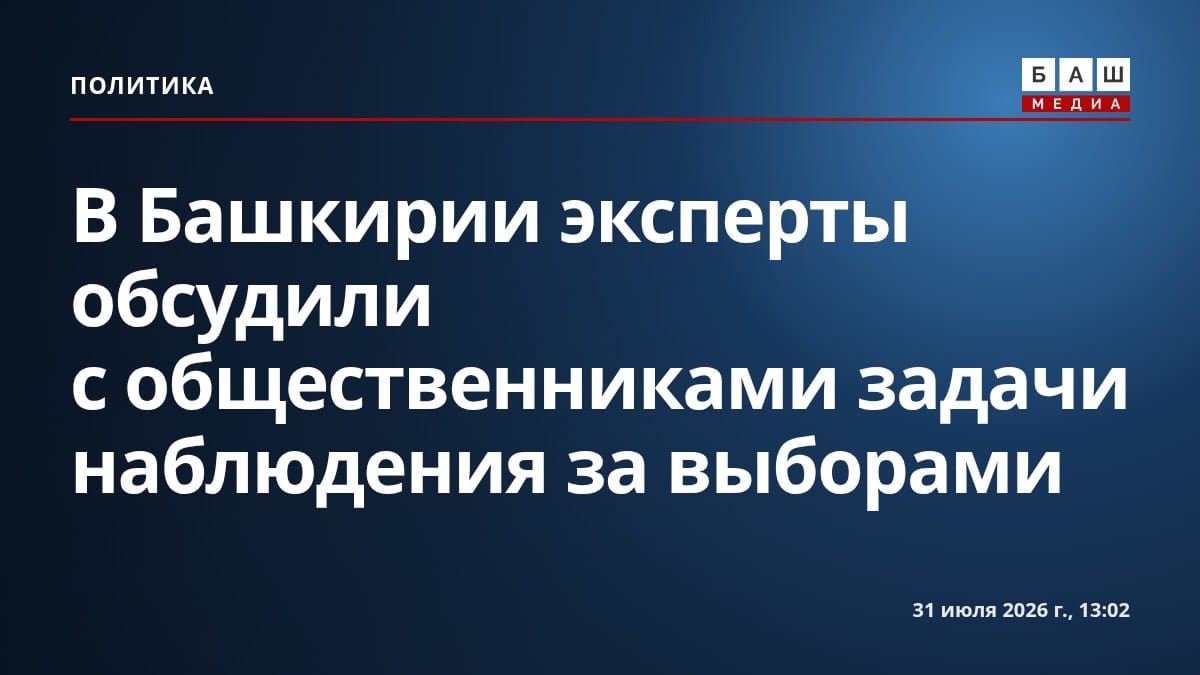 В Башкирии эксперты обсудили с общественниками задачи наблюдения за выборами