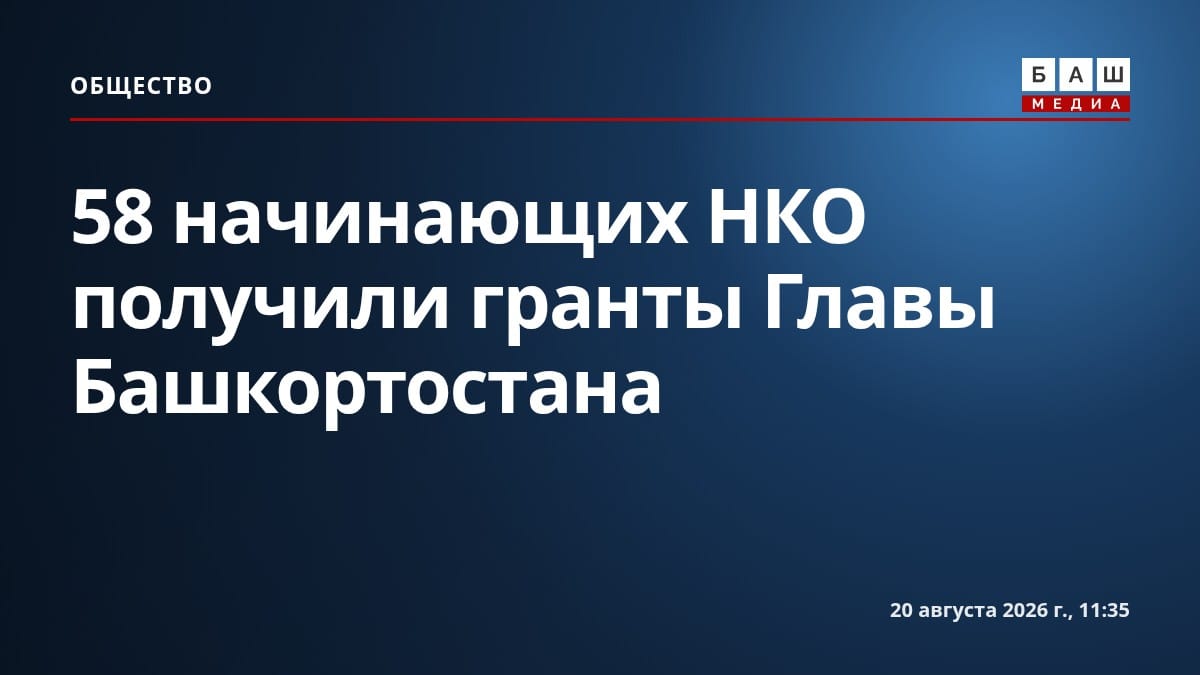 58 начинающих НКО получили гранты Главы Башкортостана