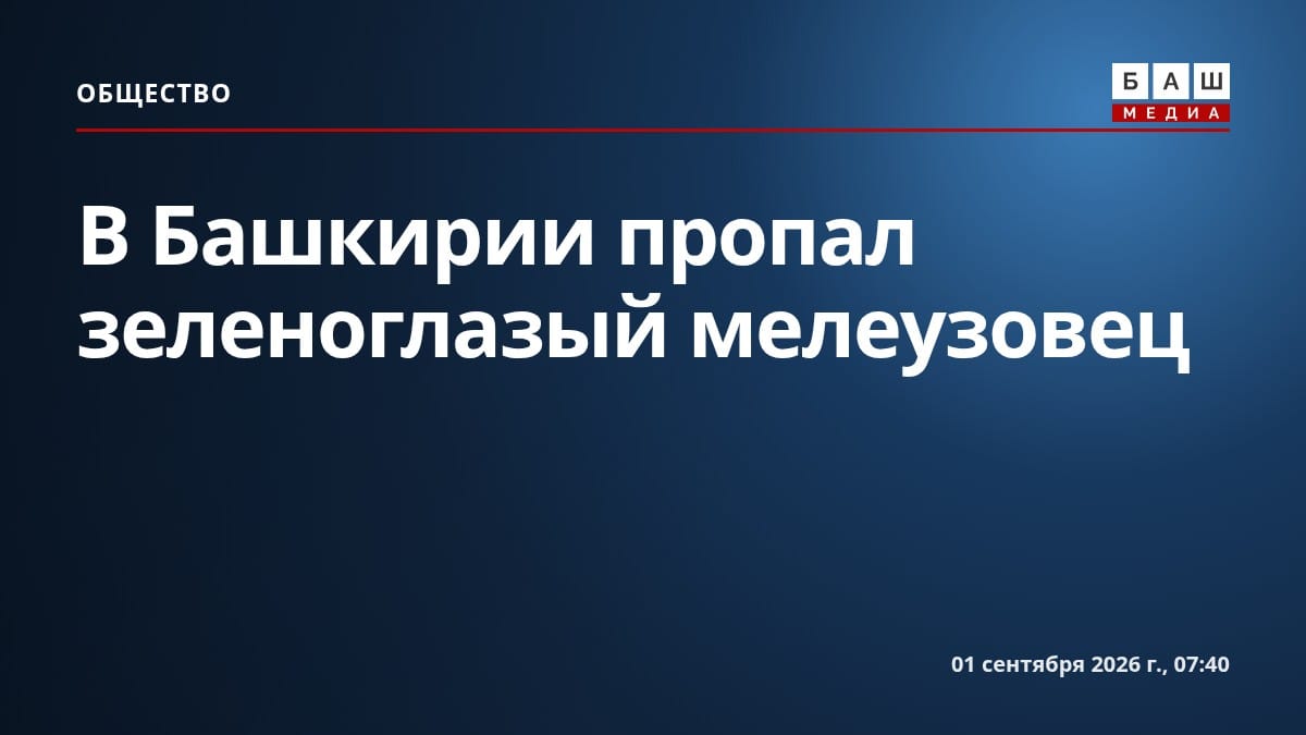 В Башкирии пропал зеленоглазый мелеузовец