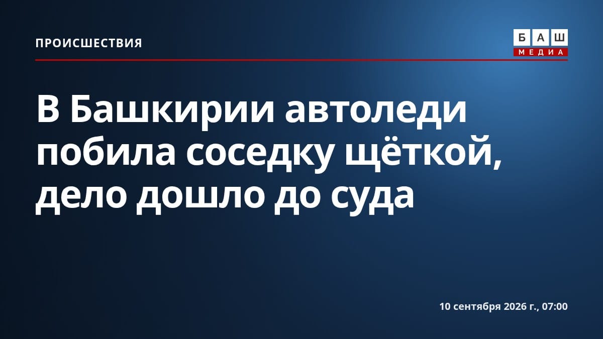 В Башкирии автоледи побила соседку щёткой, дело дошло до суда