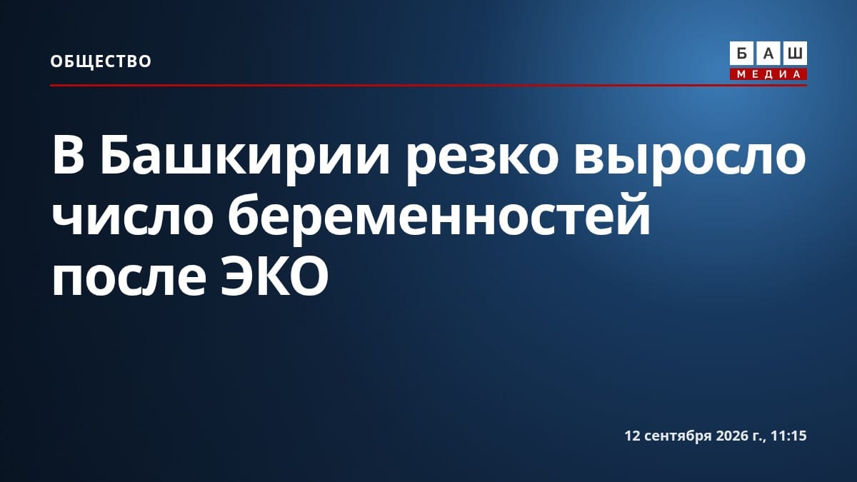В Башкирии резко выросло число беременностей после ЭКО