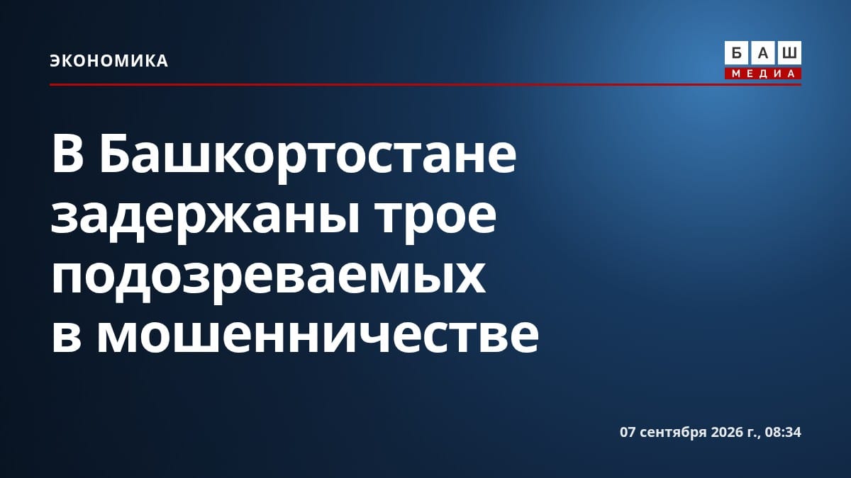 В Башкортостане задержаны трое подозреваемых в мошенничестве
