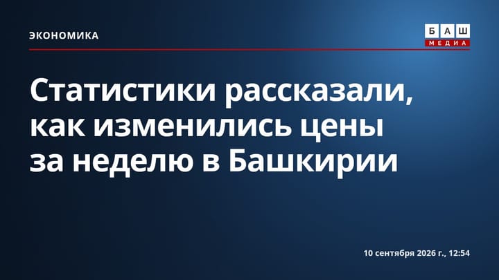 Статистики рассказали, как изменились цены за неделю в Башкирии