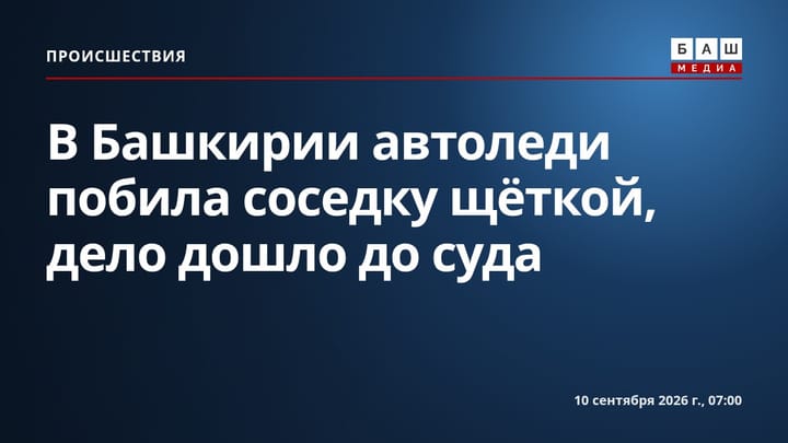 В Башкирии автоледи побила соседку щёткой, дело дошло до суда
