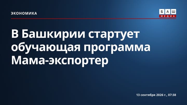 В Башкирии стартует обучающая программа Мама-экспортер
