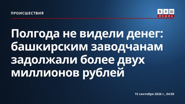 Полгода не видели денег: башкирским заводчанам задолжали более двух миллионов рублей