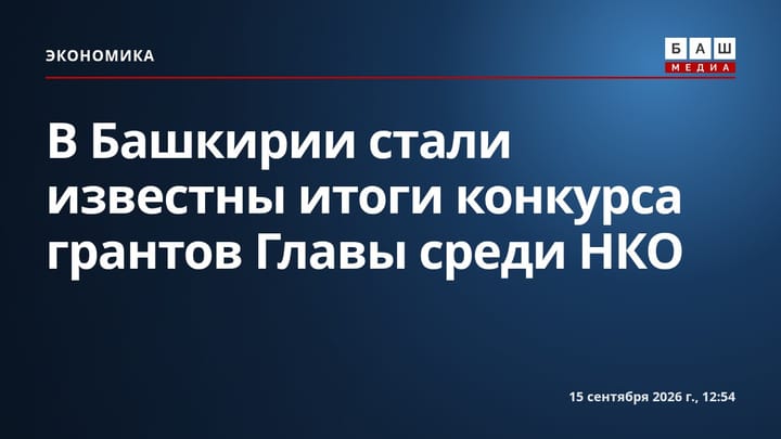 В Башкирии стали известны итоги конкурса грантов Главы среди НКО