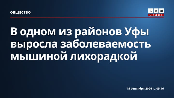 В одном из районов Уфы выросла заболеваемость мышиной лихорадкой