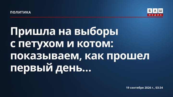 Пришла на выборы с петухом и котом: показываем, как прошел первый день...
