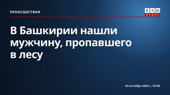 В Башкирии нашли мужчину, пропавшего в лесу