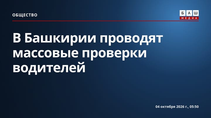 В Башкирии проводят массовые проверки водителей