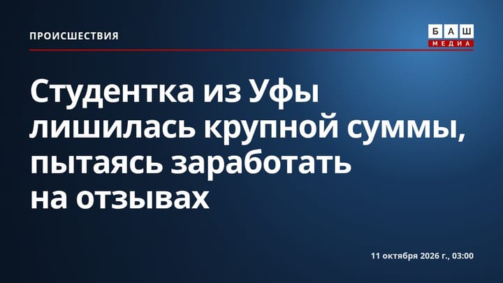Студентка из Уфы лишилась крупной суммы, пытаясь заработать на отзывах