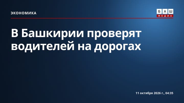 В Башкирии проверят водителей на дорогах