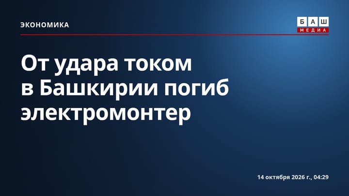 От удара током в Башкирии погиб электромонтер