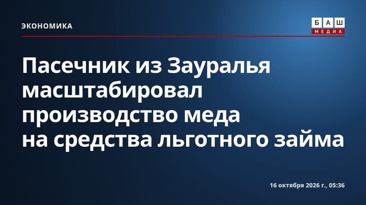 Пасечник из Зауралья масштабировал производство меда на средства льготного займа