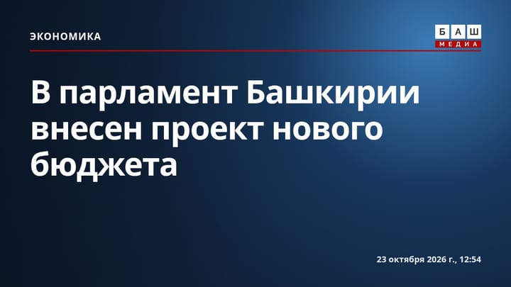 В парламент Башкирии внесен проект нового бюджета