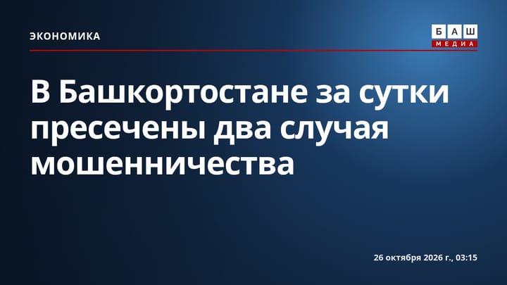 В Башкортостане за сутки пресечены два случая мошенничества
